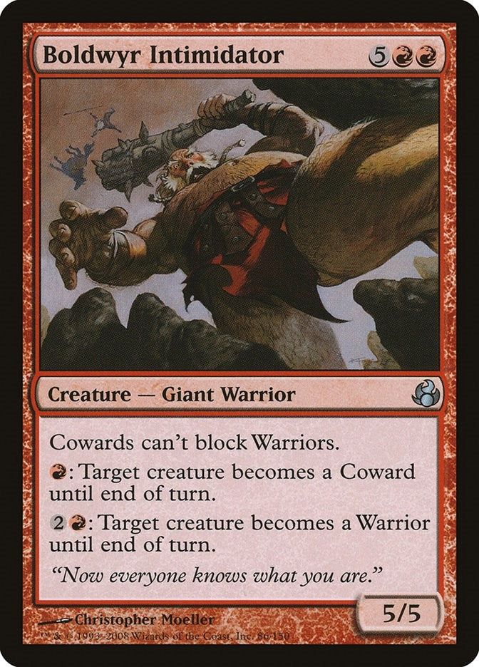 Image for Boldwyr Intimidator (86) - Magic: The Gathering