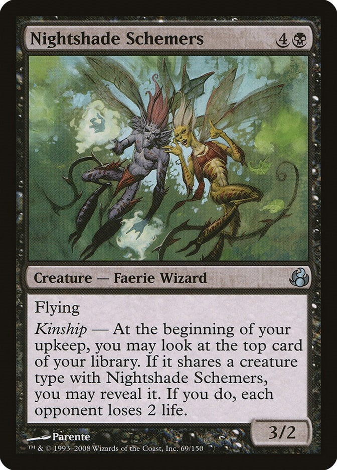 Image for Nightshade Schemers (69) - Magic: The Gathering