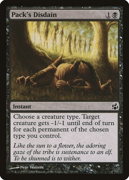 Image for Pack's Disdain (73) - Magic: The Gathering