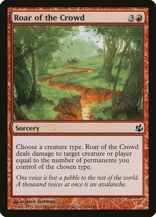 Image for Roar of the Crowd (100) - Magic: The Gathering