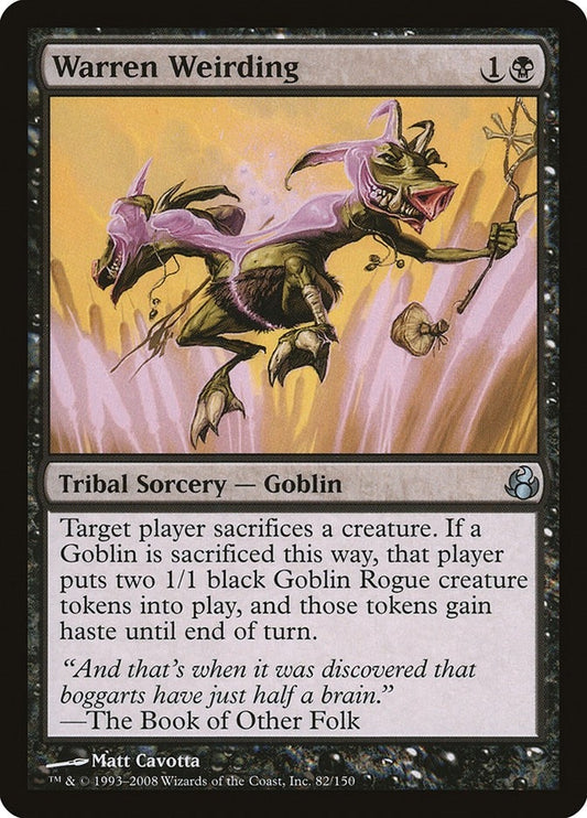Image for Warren Weirding (82) - Magic: The Gathering