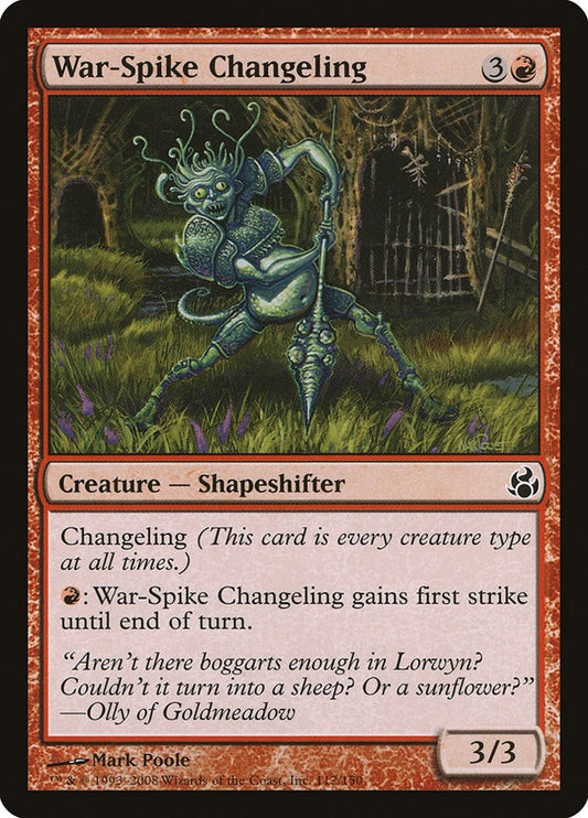 Image for War-Spike Changeling (112) - Magic: The Gathering