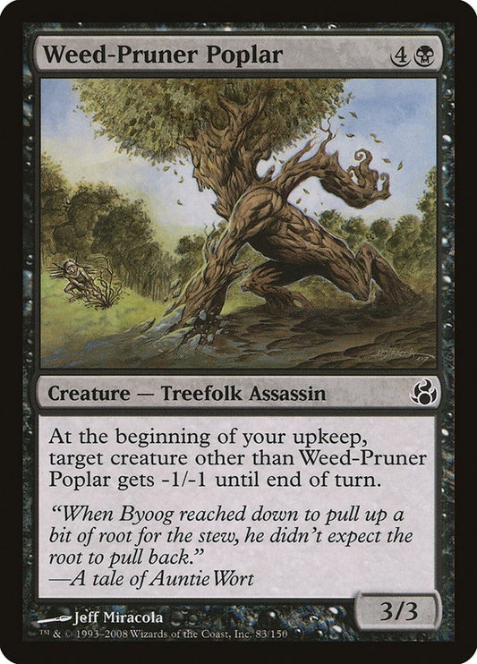 Image for Weed-Pruner Poplar (83) - Magic: The Gathering