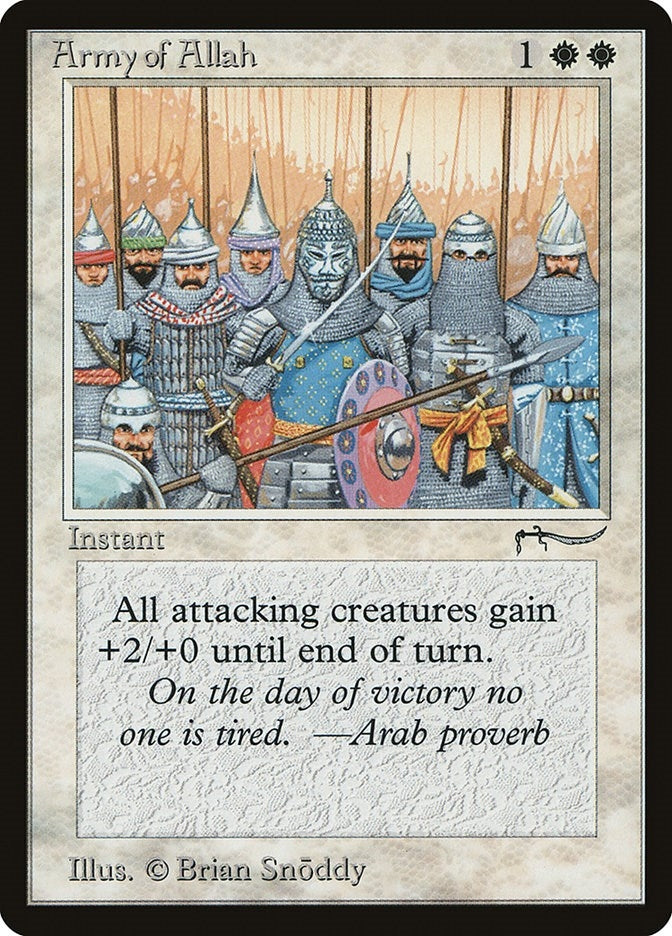Image for Army of Allah (Light) - Magic: The Gathering