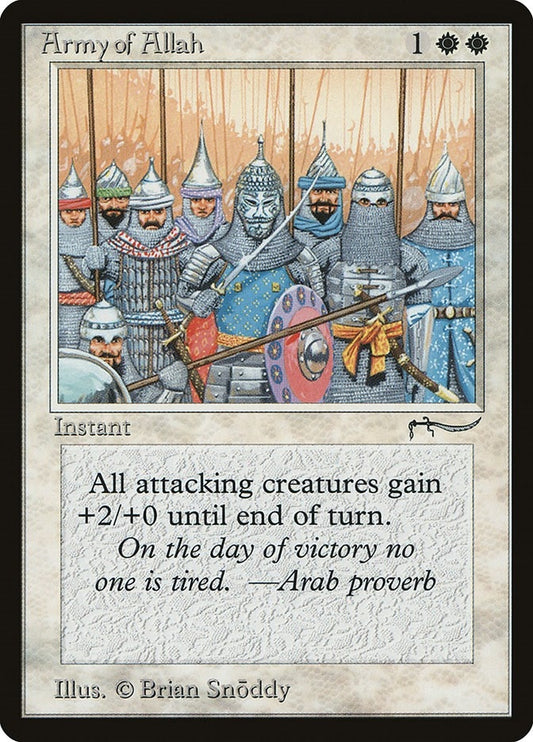 Image for Army of Allah (Light) - Magic: The Gathering