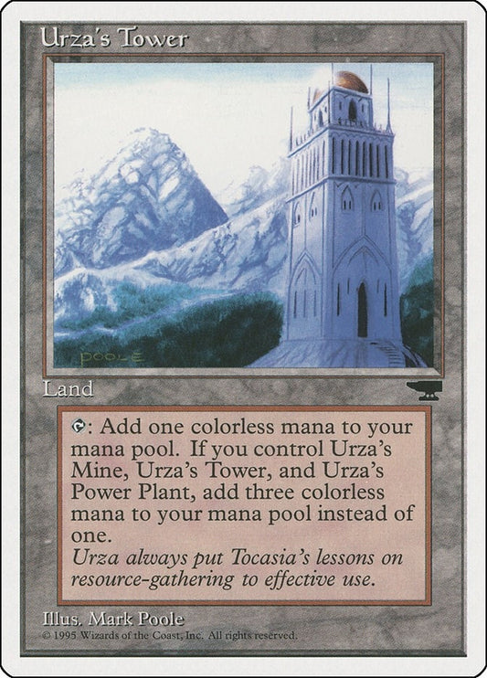 Image for Urza's Tower (Mountains) - Magic: The Gathering