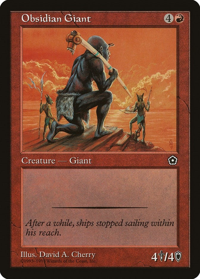 Image for Obsidian Giant - Magic: The Gathering
