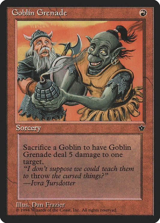 Image for Goblin Grenade (Frazier) - Magic: The Gathering