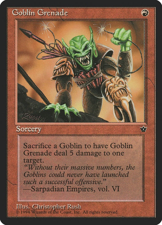 Image for Goblin Grenade (Rush) - Magic: The Gathering