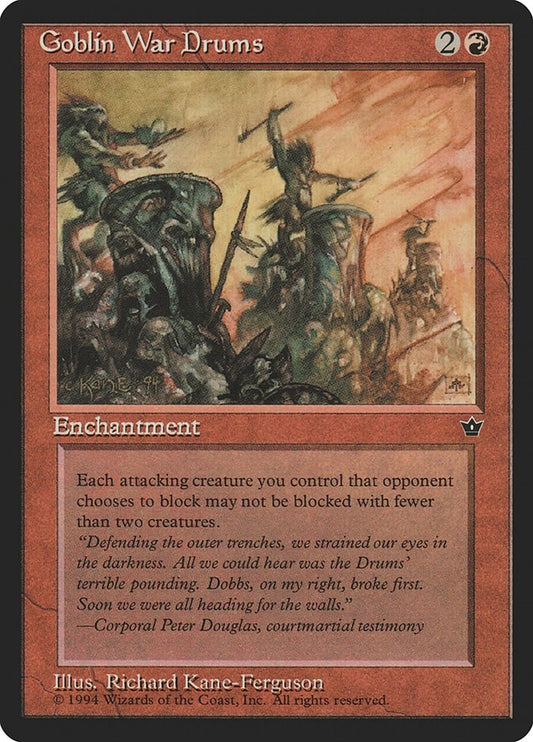 Image for Goblin War Drums (Kane-Ferguson) - Magic: The Gathering