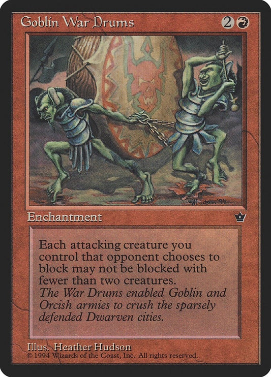 Image for Goblin War Drums (Hudson) - Magic: The Gathering