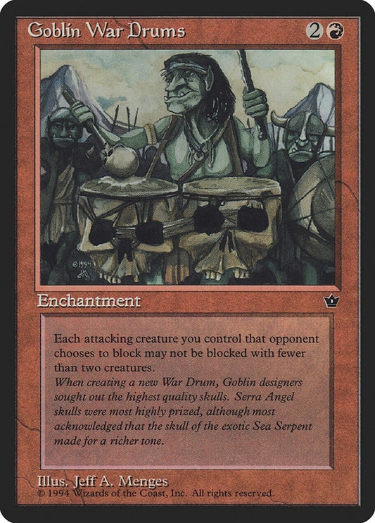 Image for Goblin War Drums (Menges) - Magic: The Gathering