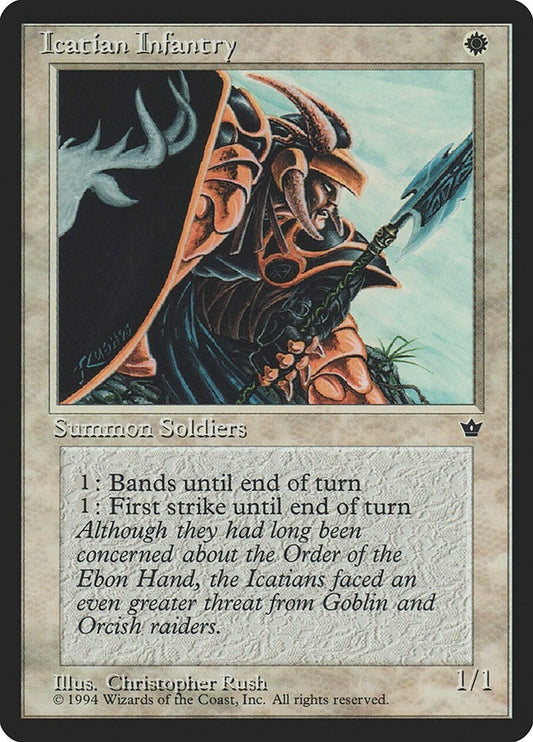 Image for Icatian Infantry (Rush) - Magic: The Gathering