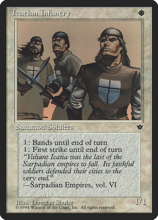 Image for Icatian Infantry (Shuler) - Magic: The Gathering