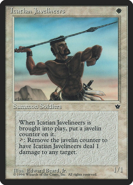 Image for Icatian Javelineers (Beard, Jr.) - Magic: The Gathering