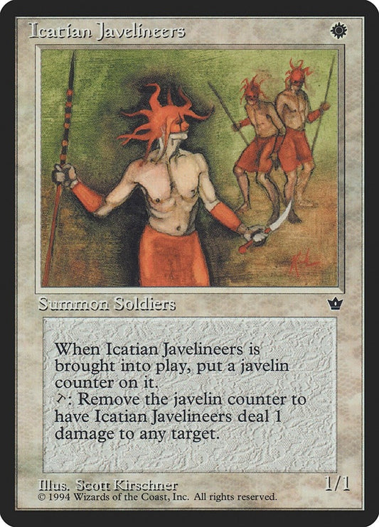 Image for Icatian Javelineers (Kirschner) - Magic: The Gathering