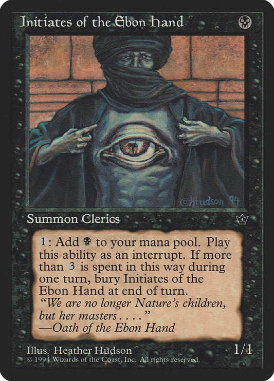 Image for Initiates of the Ebon Hand (Hudson) - Magic: The Gathering