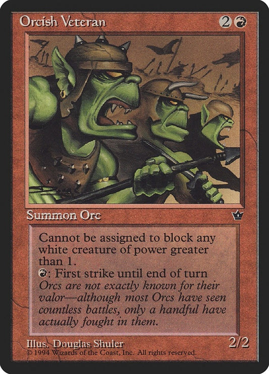 Image for Orcish Veteran (Shuler) - Magic: The Gathering