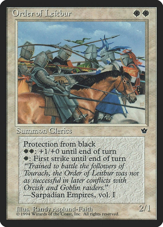 Image for Order of Leitbur (Asplund-Faith) - Magic: The Gathering