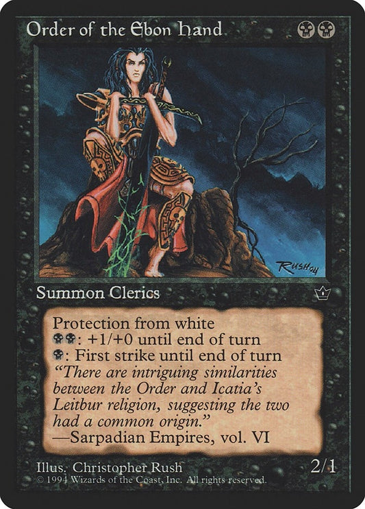 Image for Order of the Ebon Hand (Rush) - Magic: The Gathering