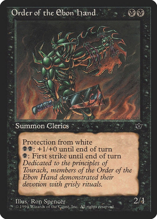 Image for Order of the Ebon Hand (Spencer) - Magic: The Gathering
