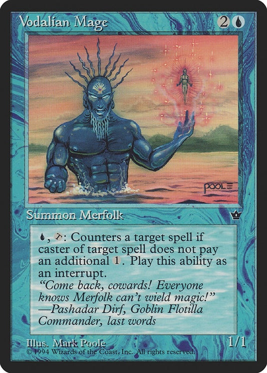 Image for Vodalian Mage (Poole) - Magic: The Gathering