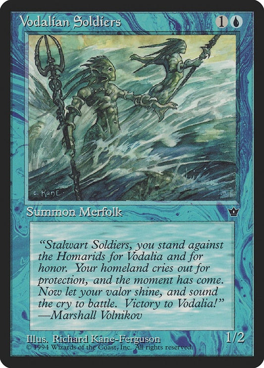 Image for Vodalian Soldiers (Kane-Ferguson) - Magic: The Gathering