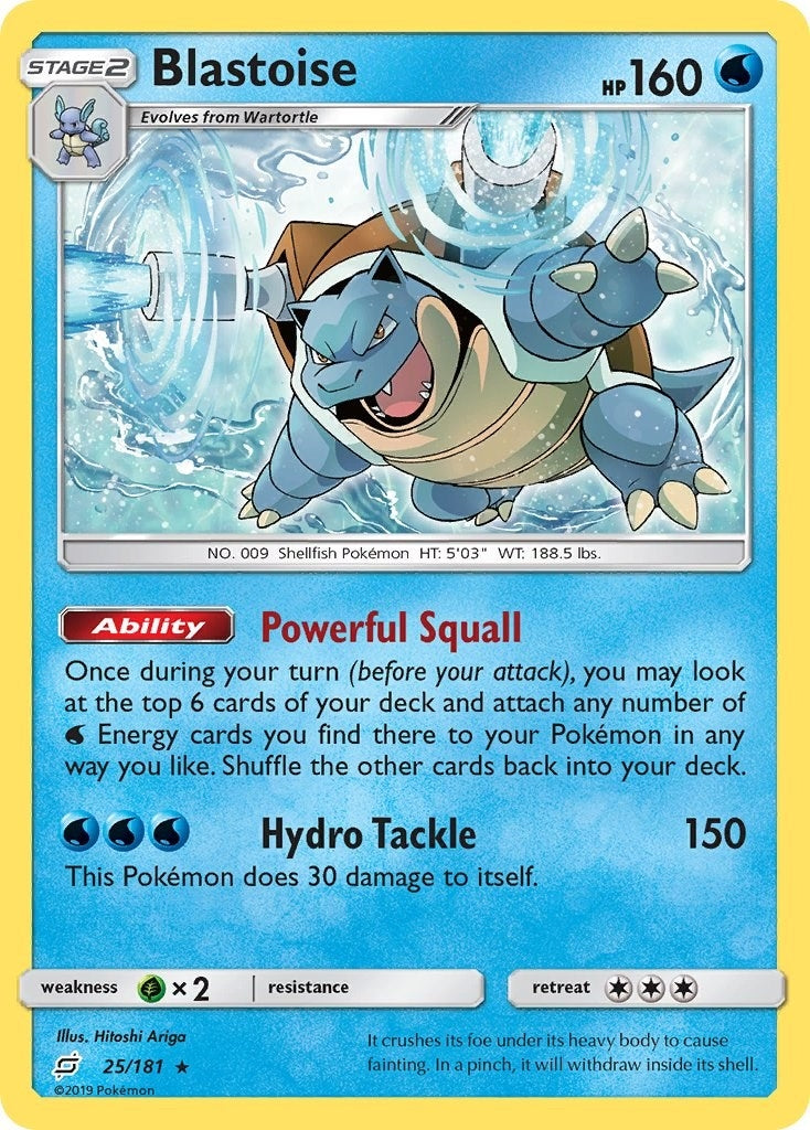 Image for Blastoise (25/181) - Pokemon