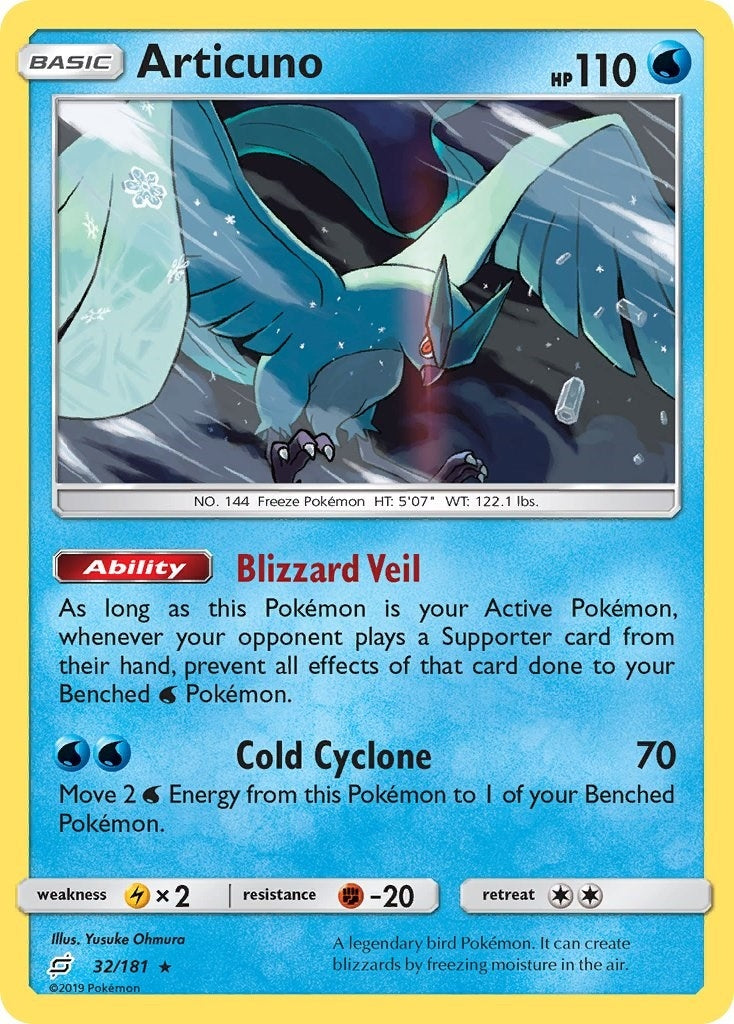 Image for Articuno (32/181) - Pokemon