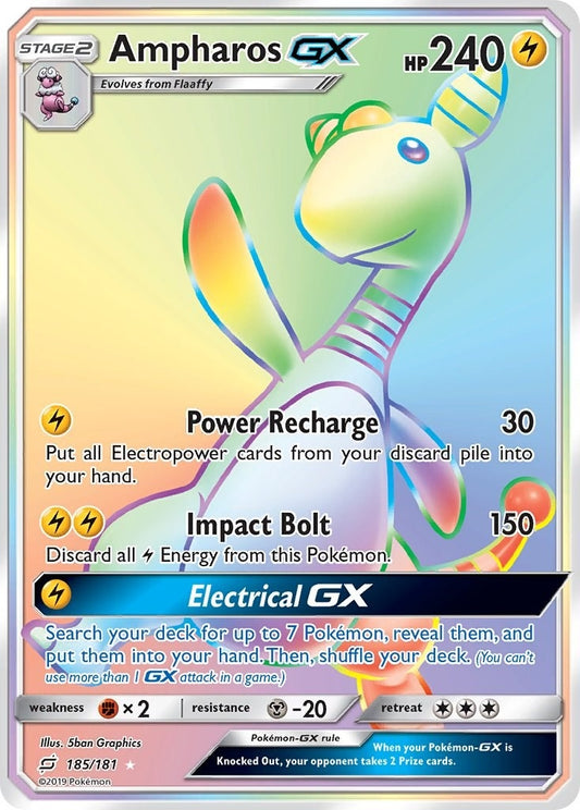 Ampharos GX (Secret) (185/181)