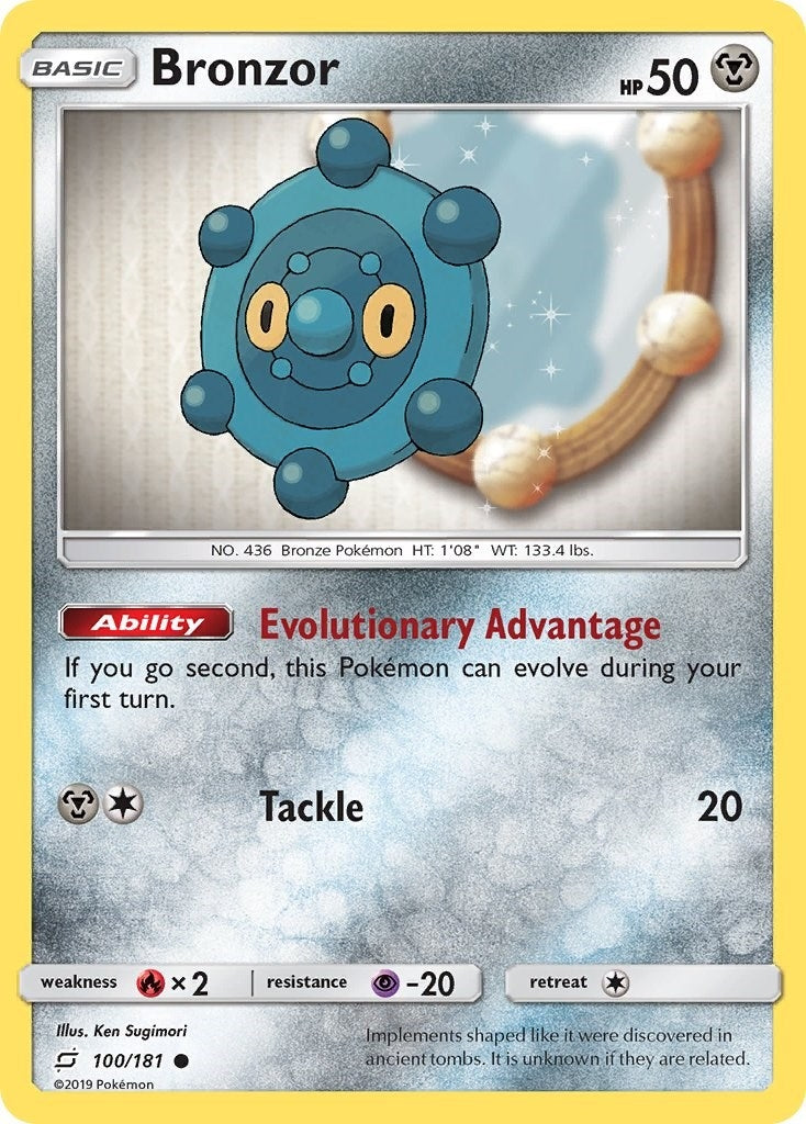 Image for Bronzor (100/181) - Pokemon