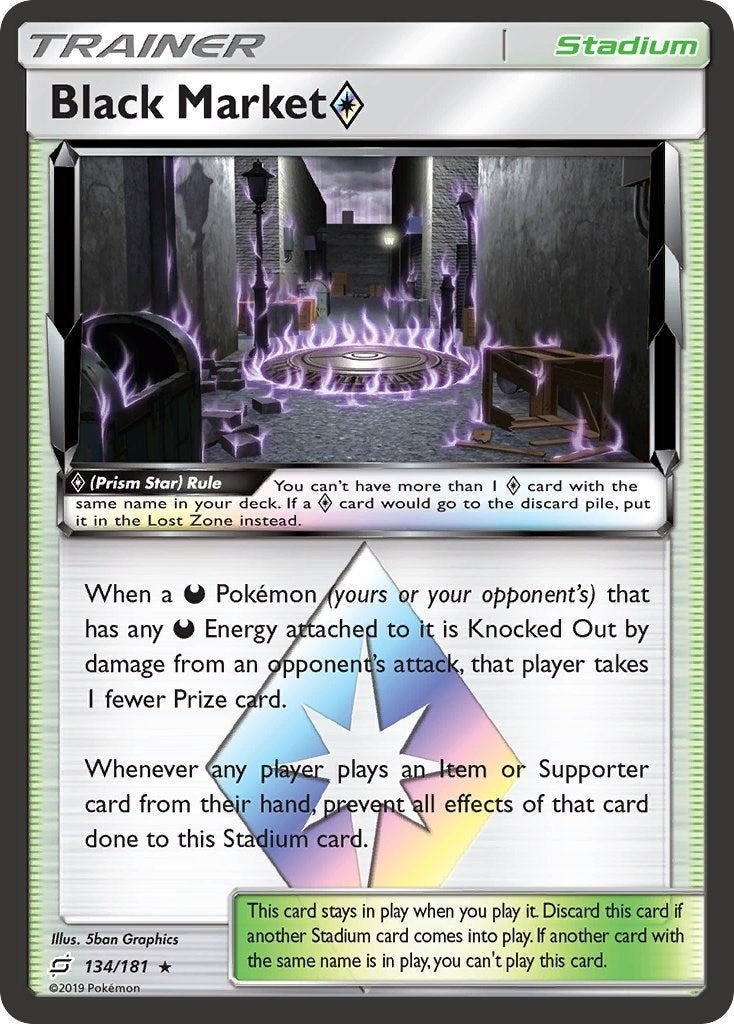 Image for Black Market Prism Star (134/181) - Pokemon