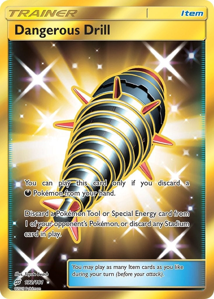 Image for Dangerous Drill (Secret) (192/181) - Pokemon