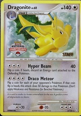 Image for Dragonite - 2/146 (National Championships) [Staff] (002/146) - Pokemon