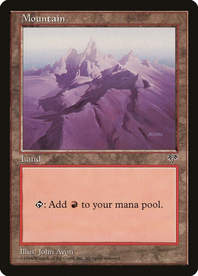 Image for Mountain (Purple) - Magic: The Gathering