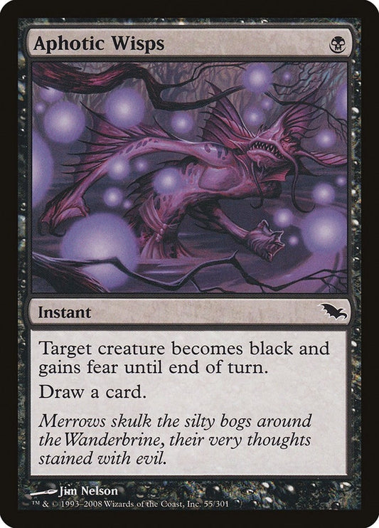 Image for Aphotic Wisps (55) - Magic: The Gathering