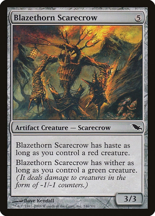 Image for Blazethorn Scarecrow (246) - Magic: The Gathering