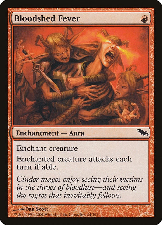 Image for Bloodshed Fever (84) - Magic: The Gathering