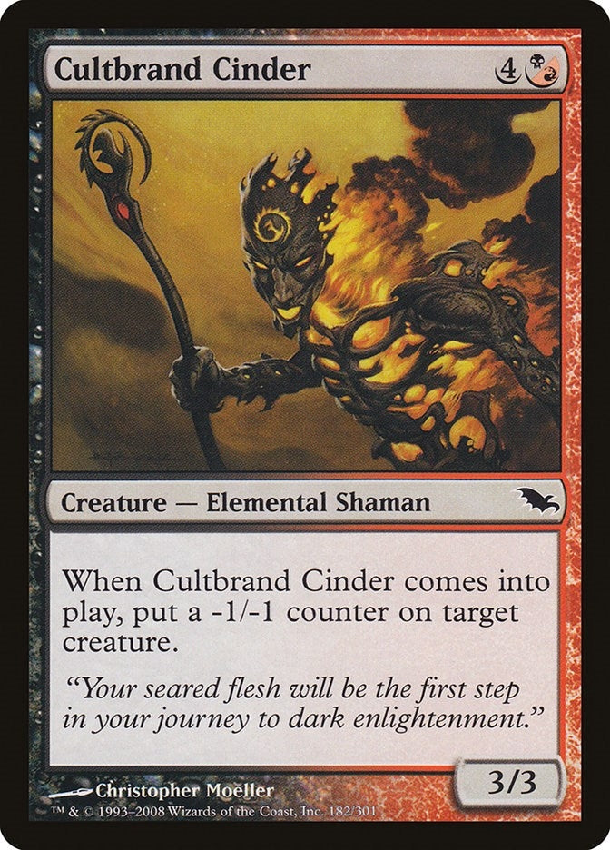 Image for Cultbrand Cinder (182) - Magic: The Gathering