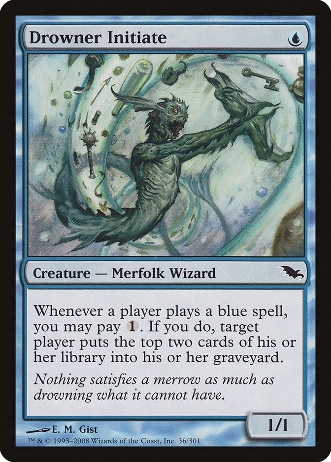 Image for Drowner Initiate (36) - Magic: The Gathering