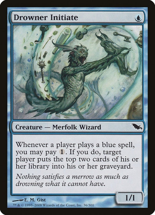 Image for Drowner Initiate (36) - Magic: The Gathering