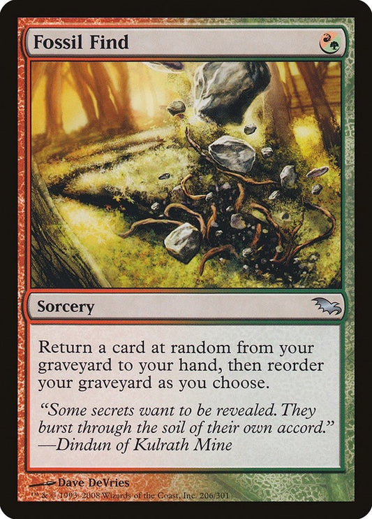 Image for Fossil Find (206) - Magic: The Gathering