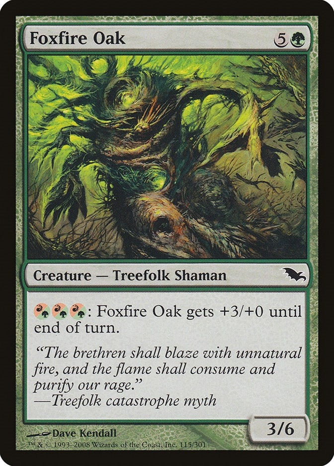 Image for Foxfire Oak (115) - Magic: The Gathering