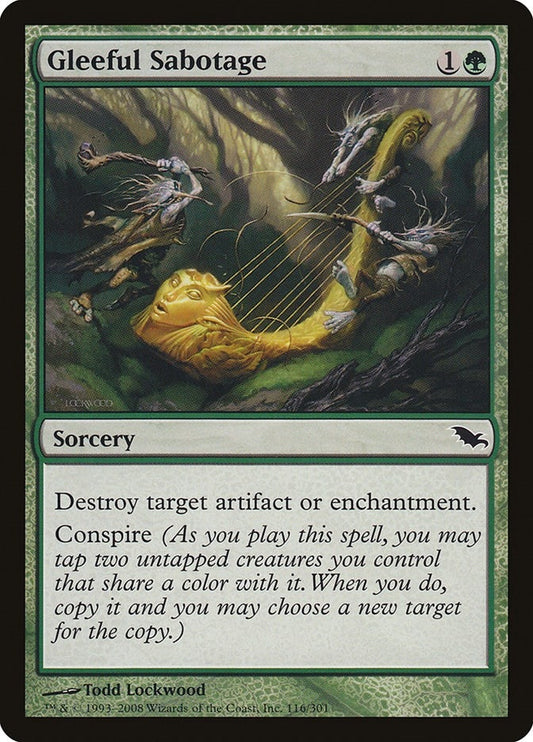Image for Gleeful Sabotage (116) - Magic: The Gathering