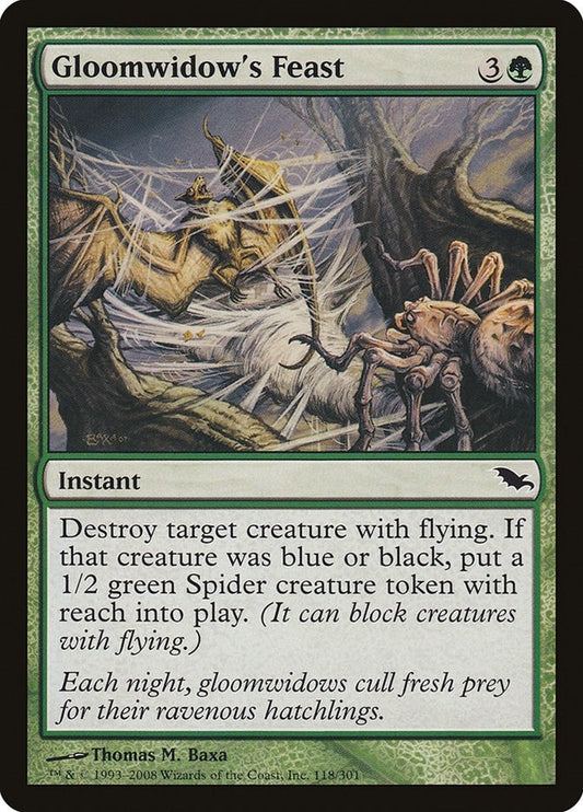 Image for Gloomwidow's Feast (118) - Magic: The Gathering