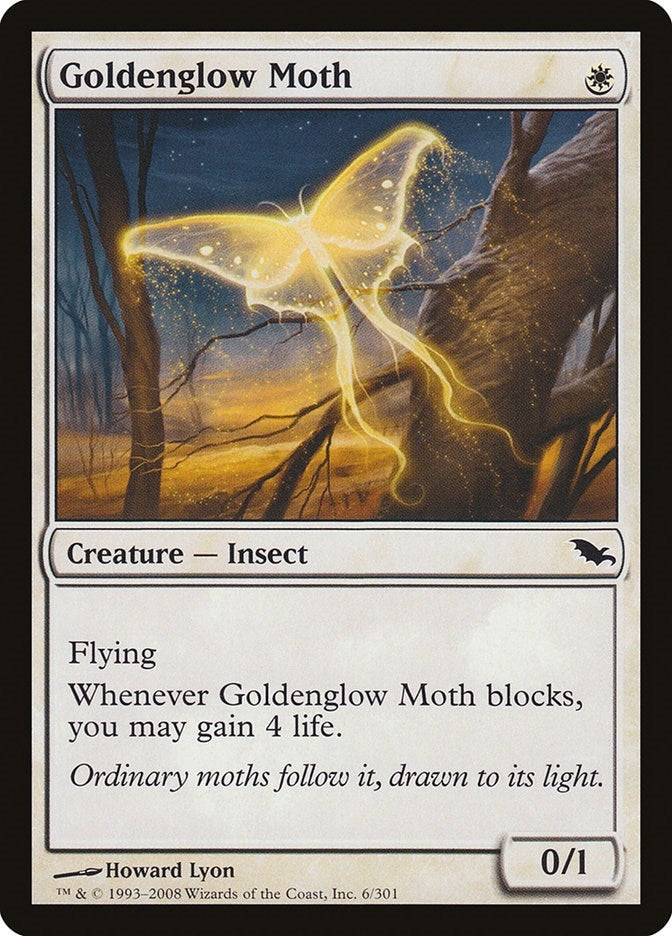 Image for Goldenglow Moth (6) - Magic: The Gathering