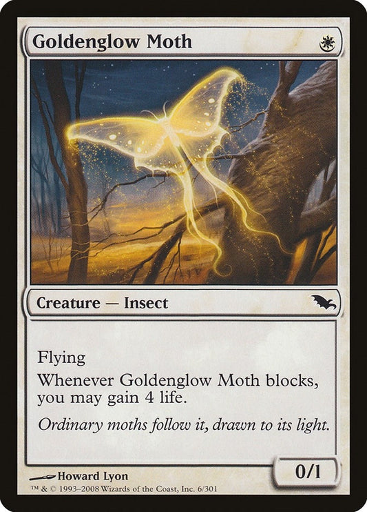 Image for Goldenglow Moth (6) - Magic: The Gathering