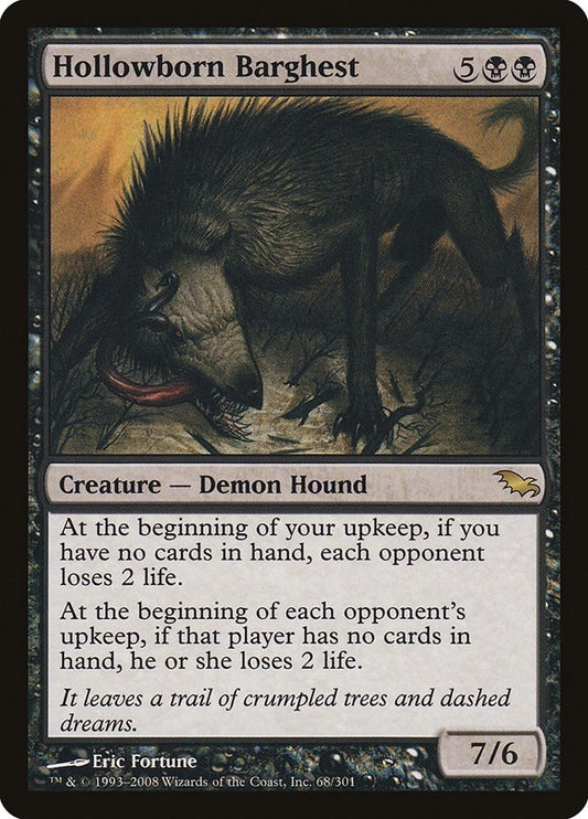 Image for Hollowborn Barghest (68) - Magic: The Gathering