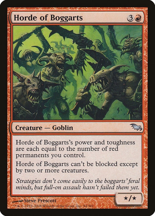 Image for Horde of Boggarts (94) - Magic: The Gathering