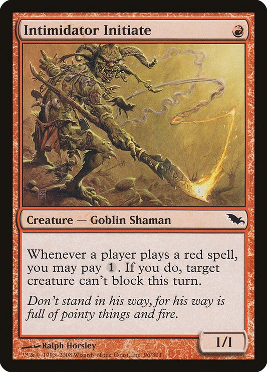 Image for Intimidator Initiate (96) - Magic: The Gathering